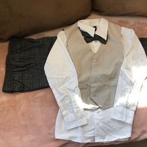 NÁUTICA: Size BOYS 7 4 Pieces Dress Suit Set